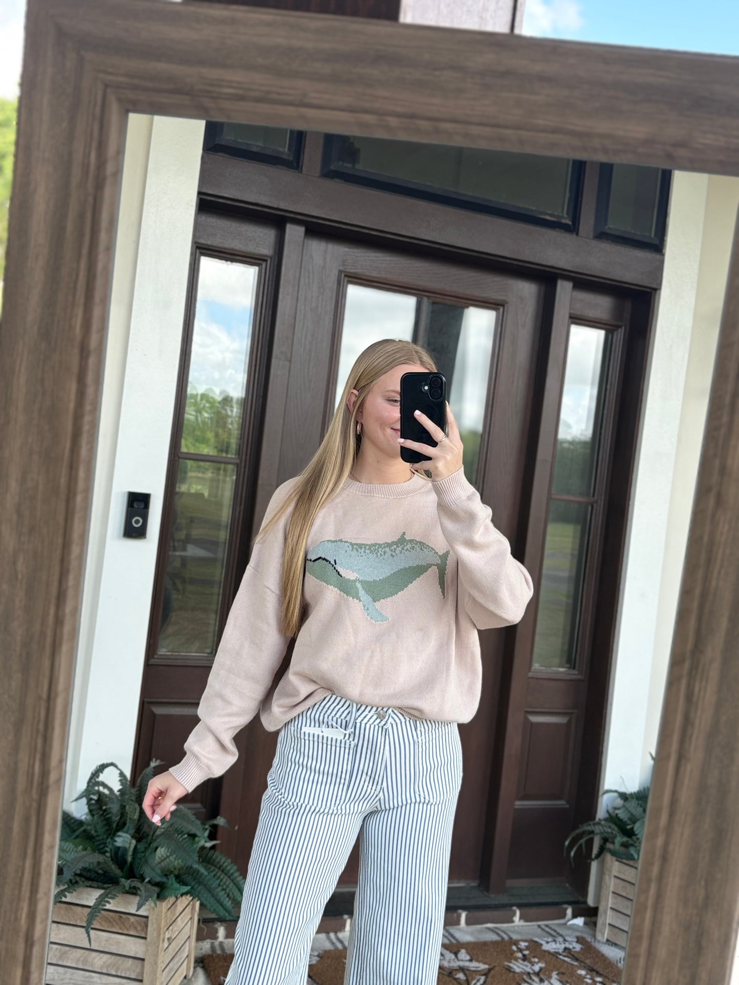 Whale Knitted Sweater