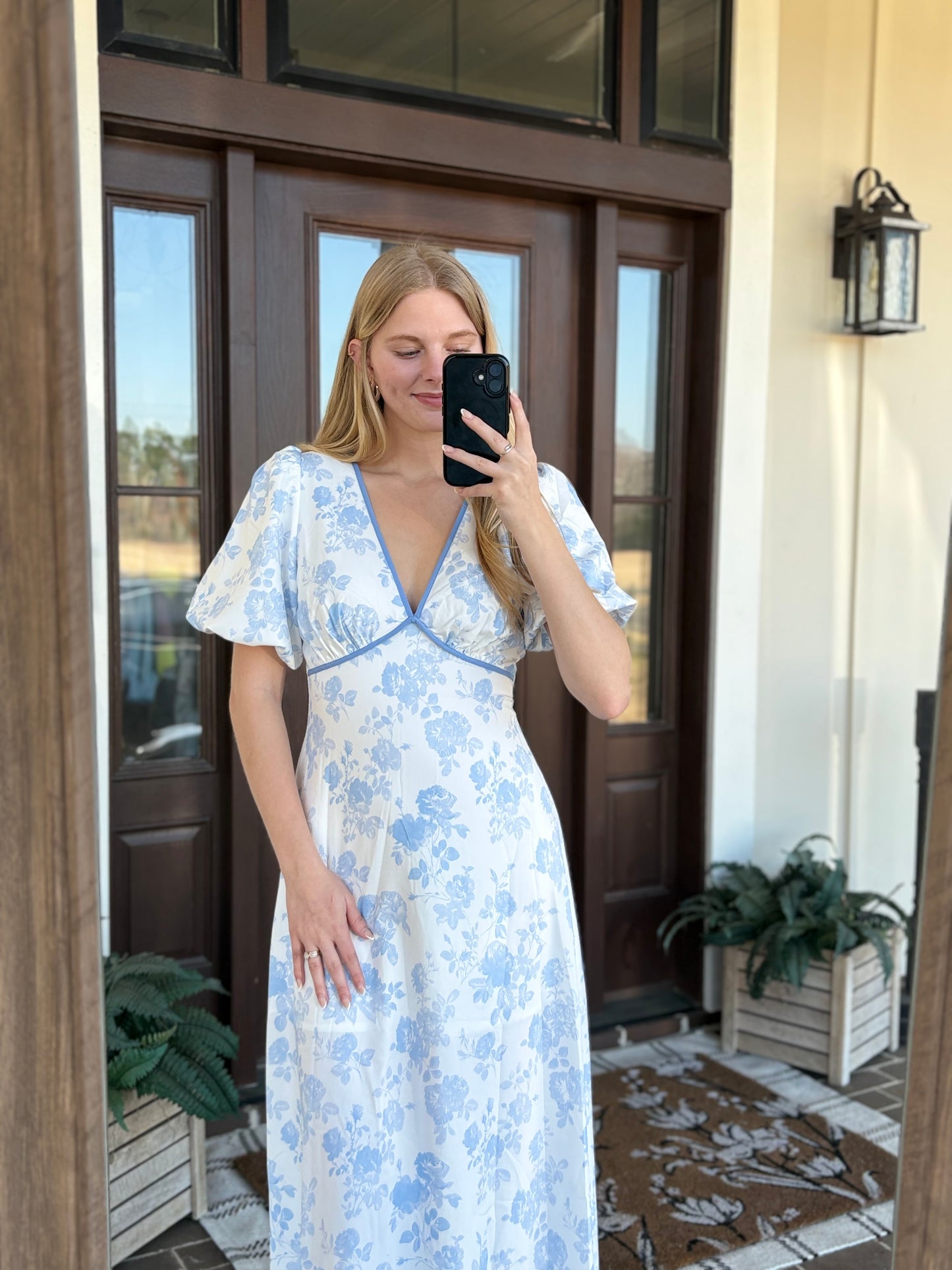 Binding Floral Toile Maxi