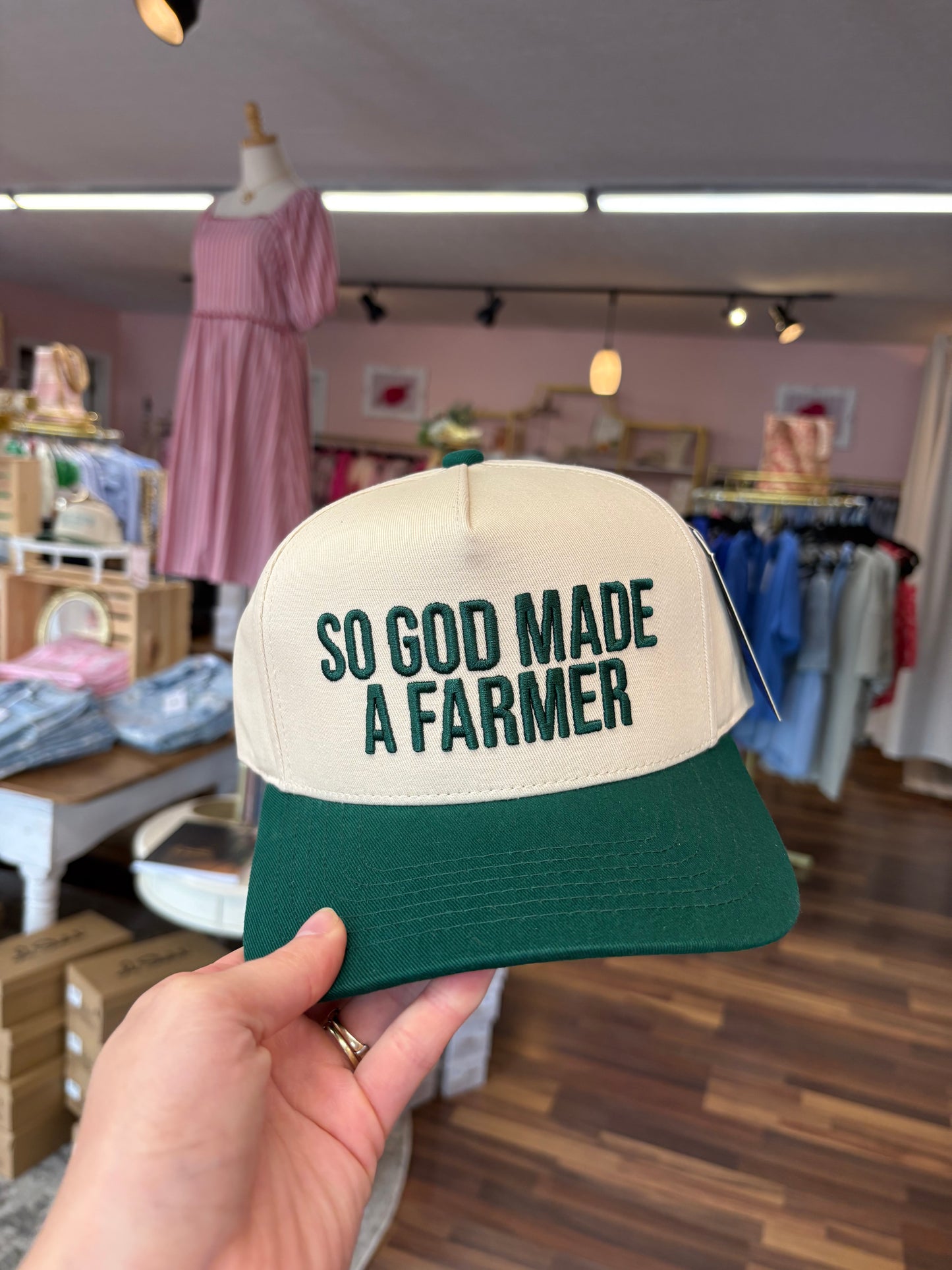 So God Made A Farmer Trucker Hat