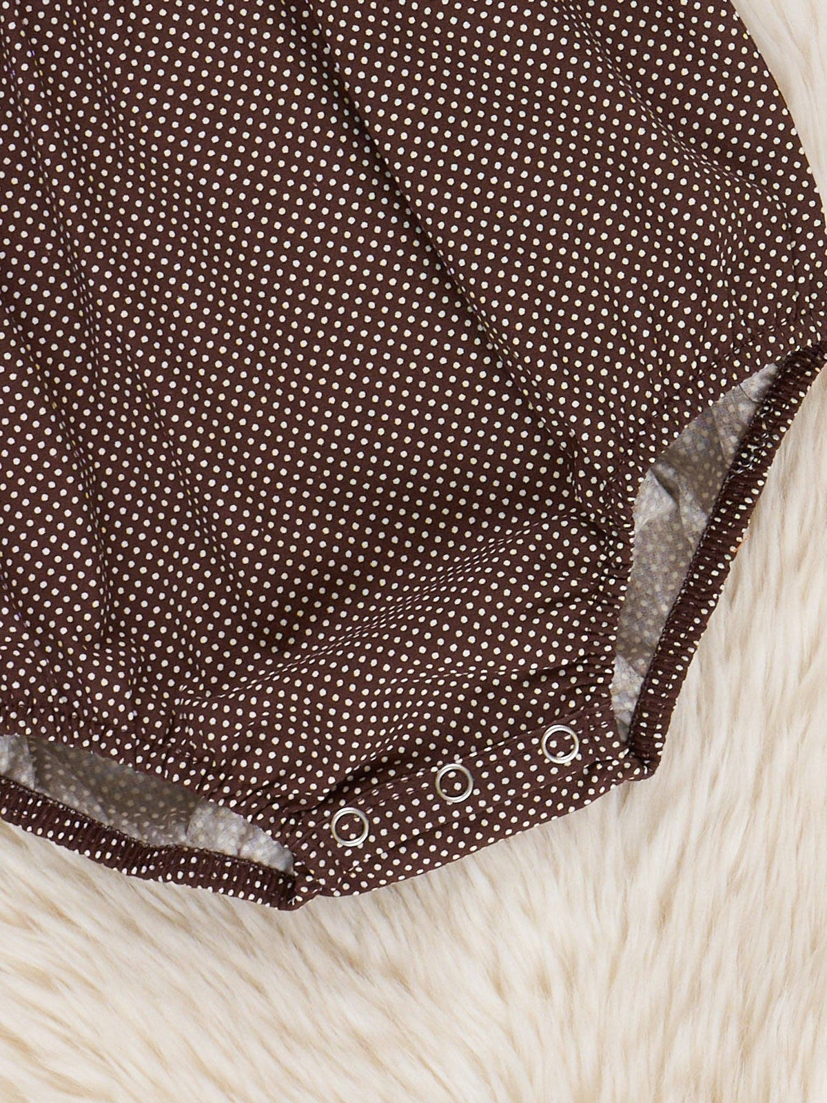 Brown Smocked Pumpkin Bubble