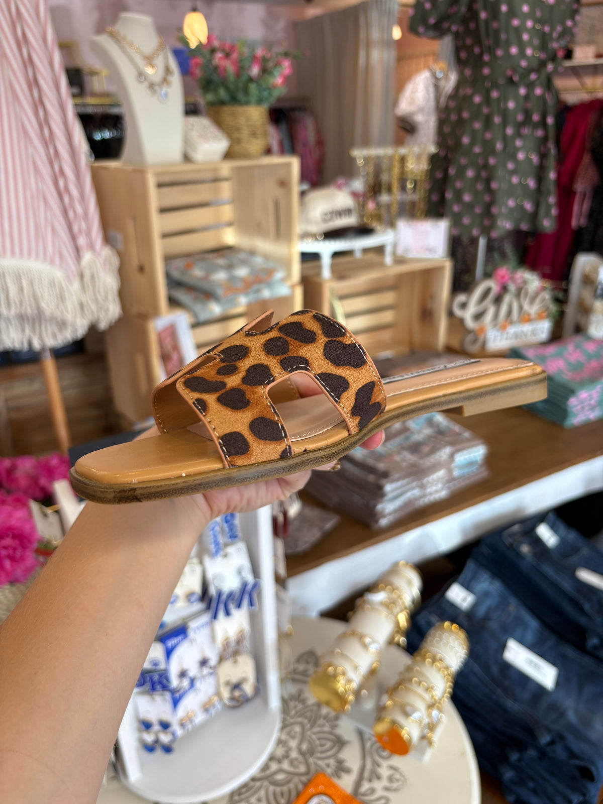 Leopard Lady Sandal