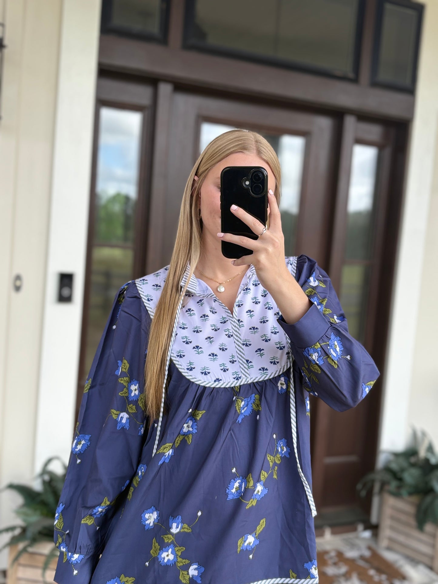 Navy Two Print Mini
