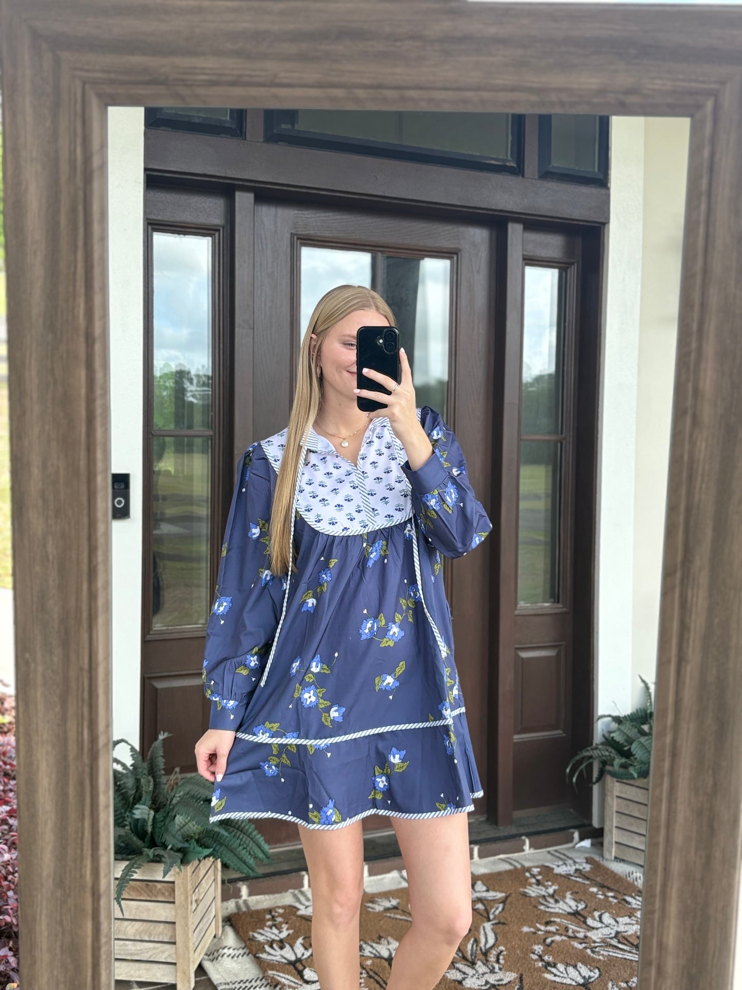 Navy Two Print Mini