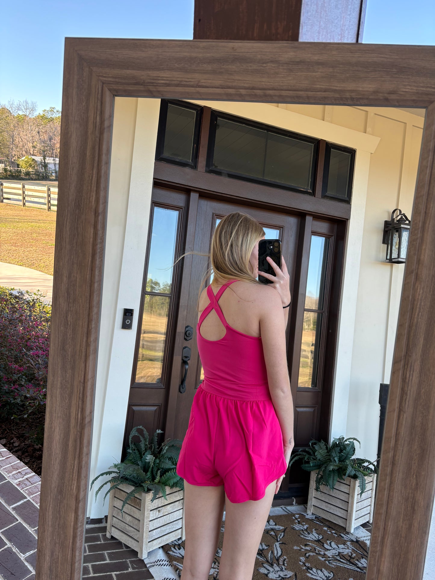 Pink Athletic One Piece