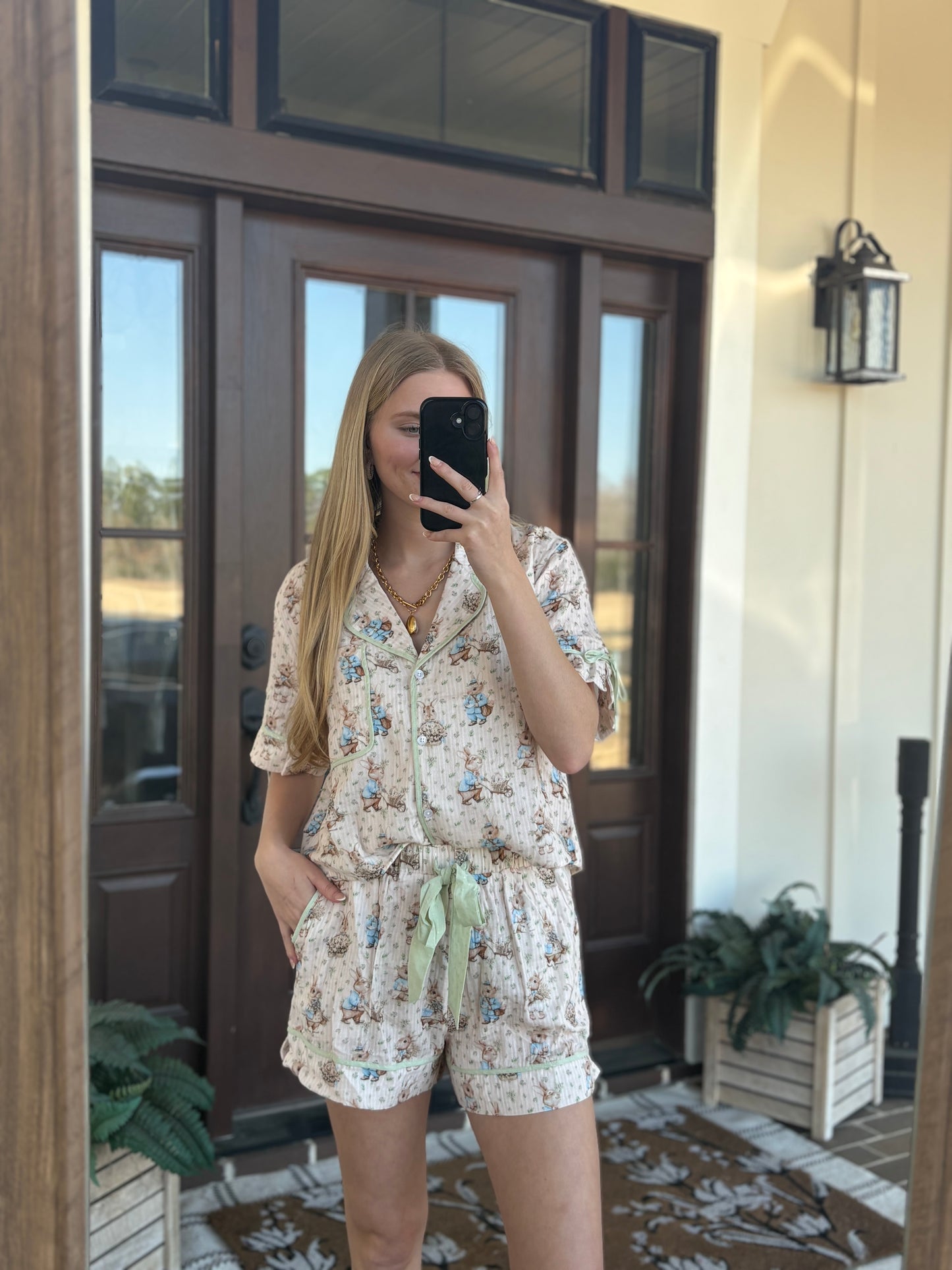 Bunny Gauze PJ Set