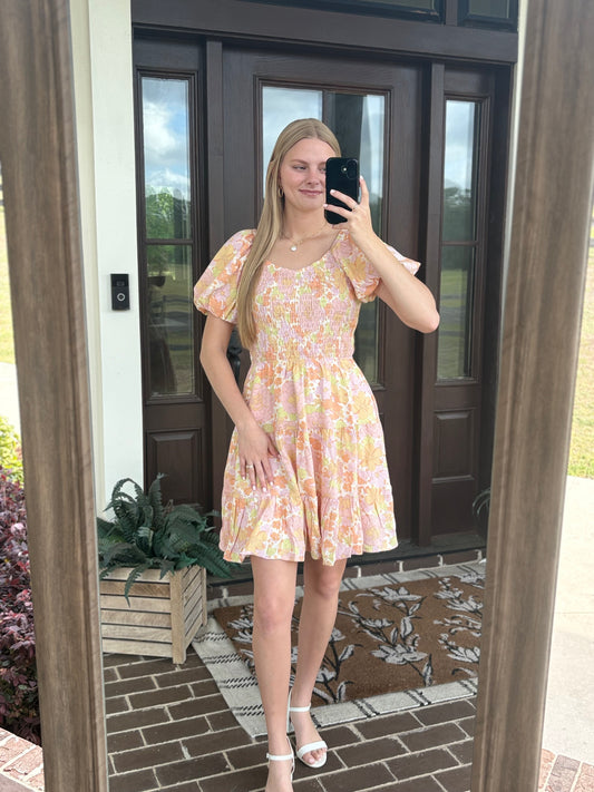 Mae Floral Textured Mini
