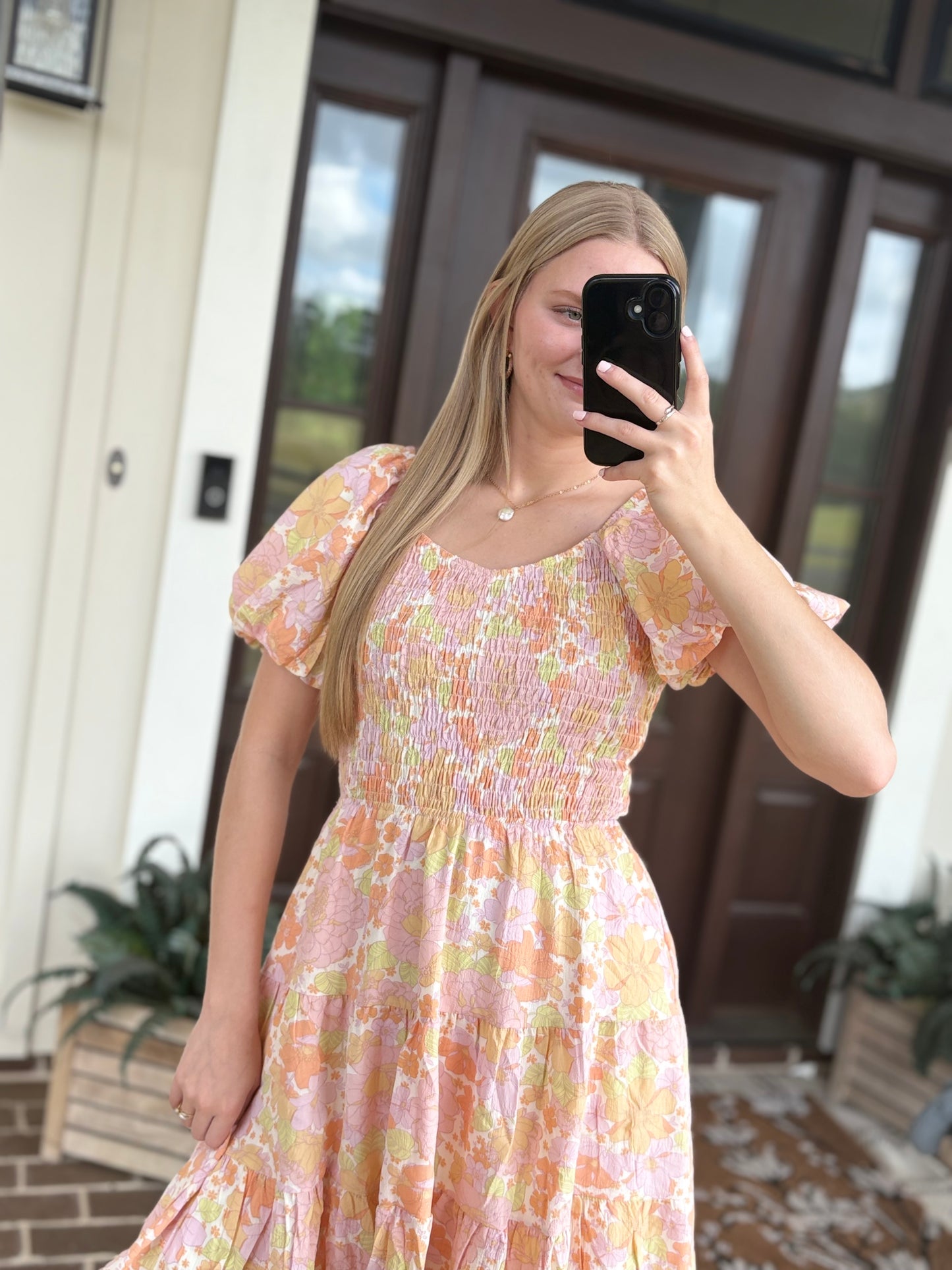 Mae Floral Textured Mini