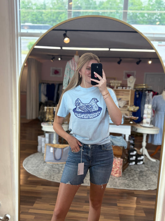 Mid Rise Midi Shorts