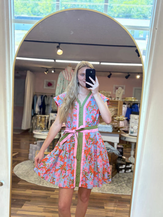 Blue Floral Mini