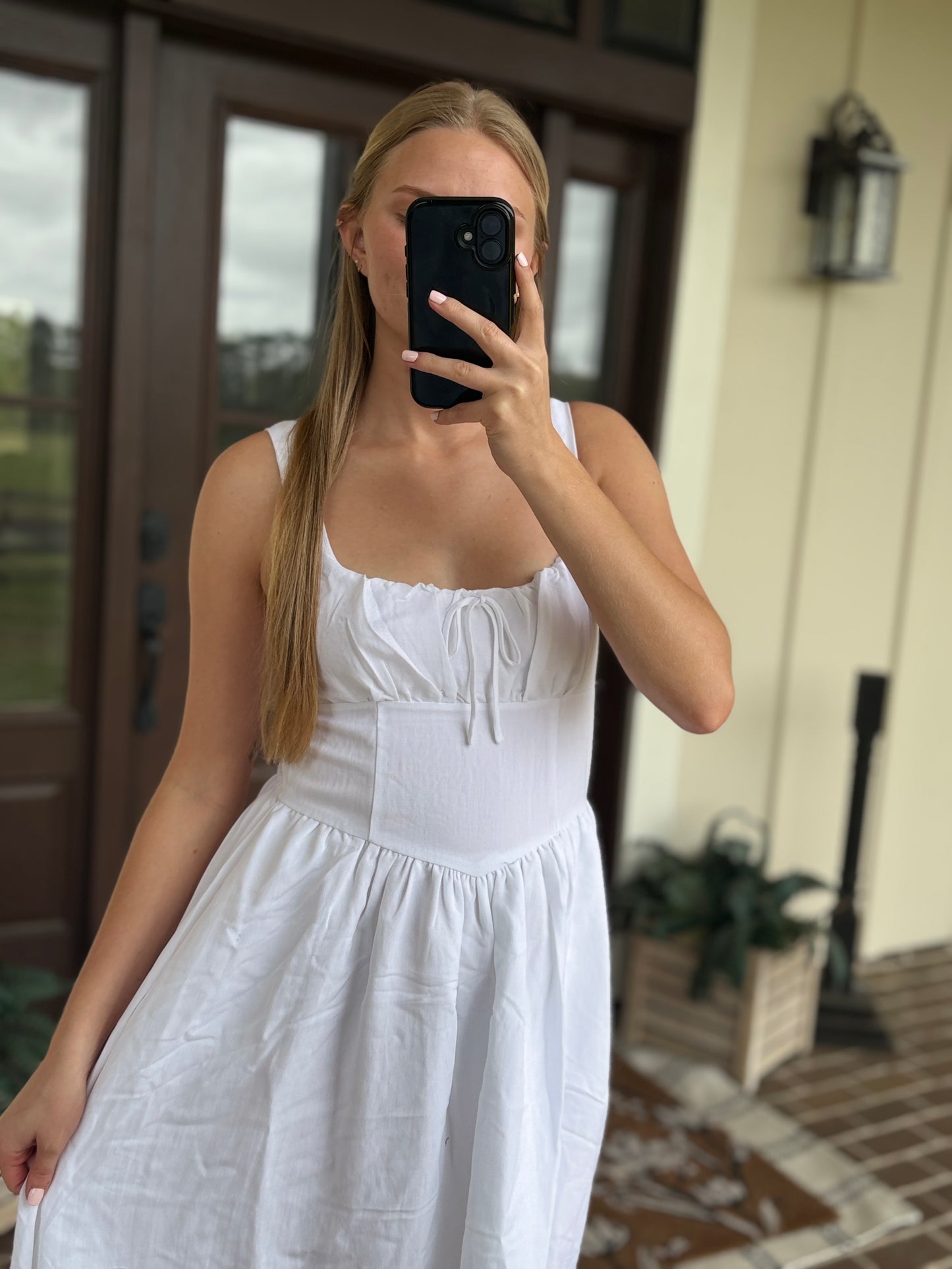 Bridal White Midi