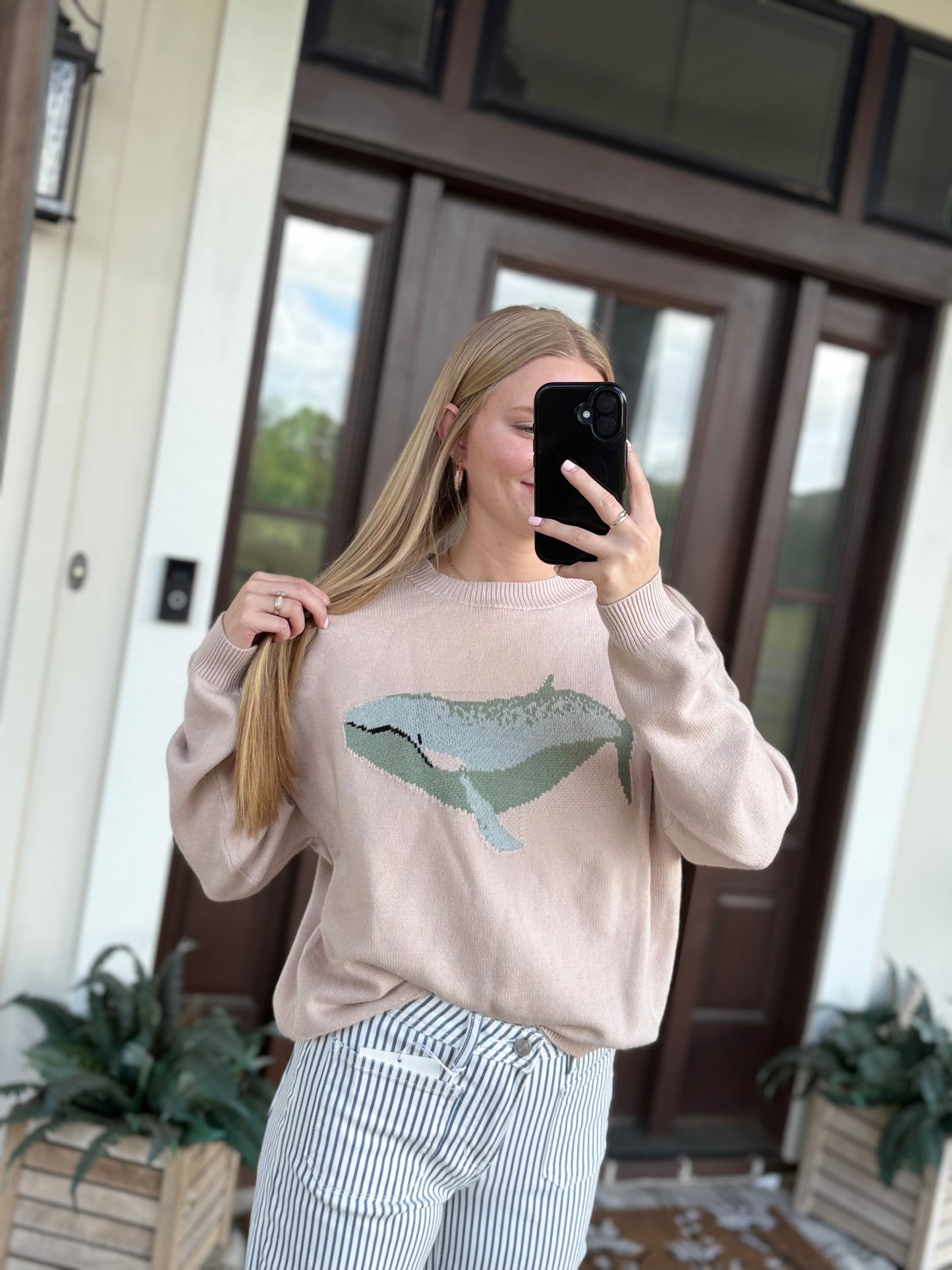 Whale Knitted Sweater