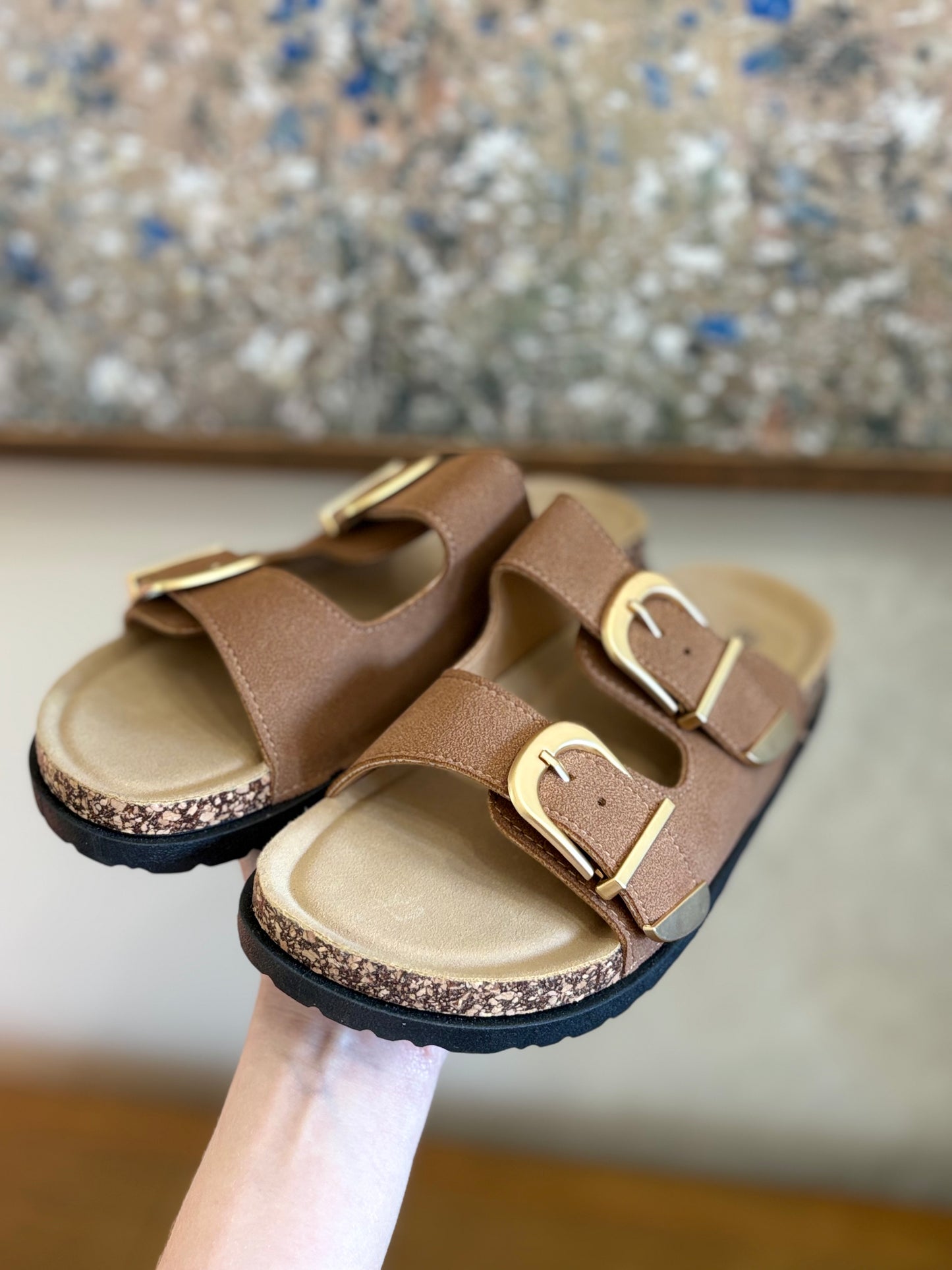 Tan Lady Sandals