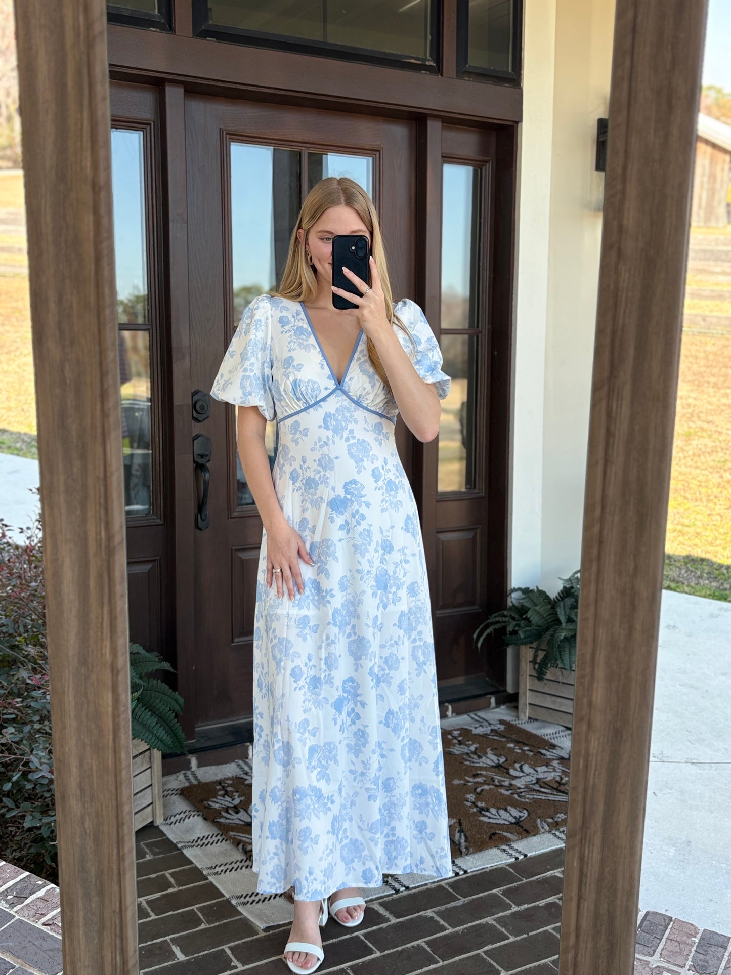 Binding Floral Toile Maxi