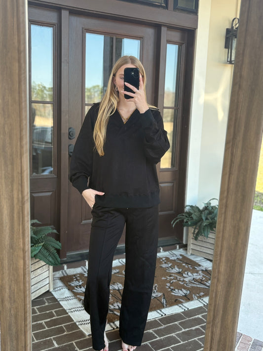 Black Lounge Set