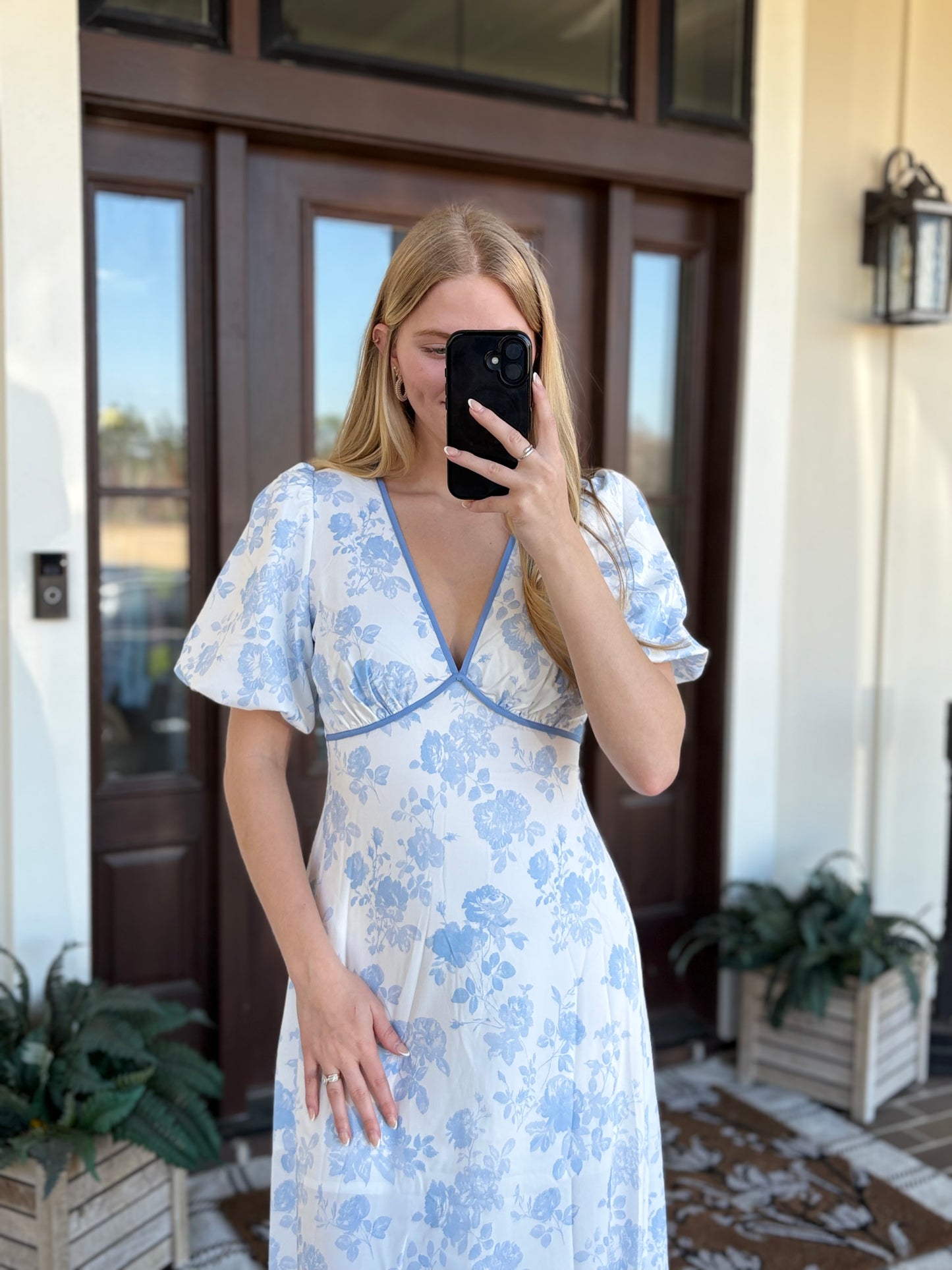 Binding Floral Toile Maxi