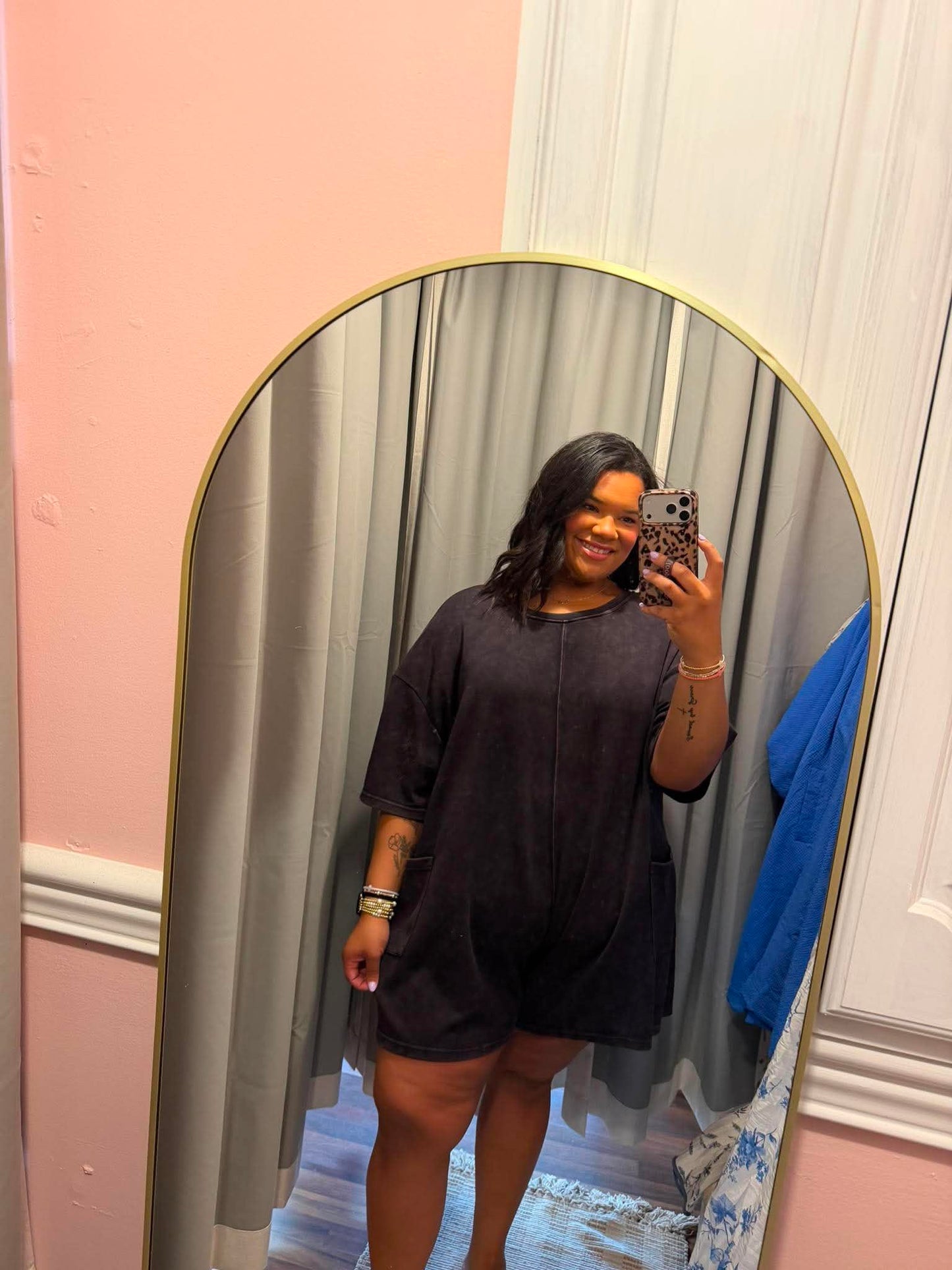 Black Shorts Jumper, CURVY