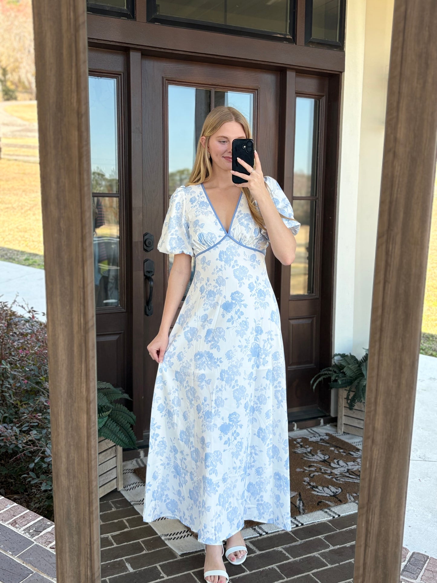 Binding Floral Toile Maxi