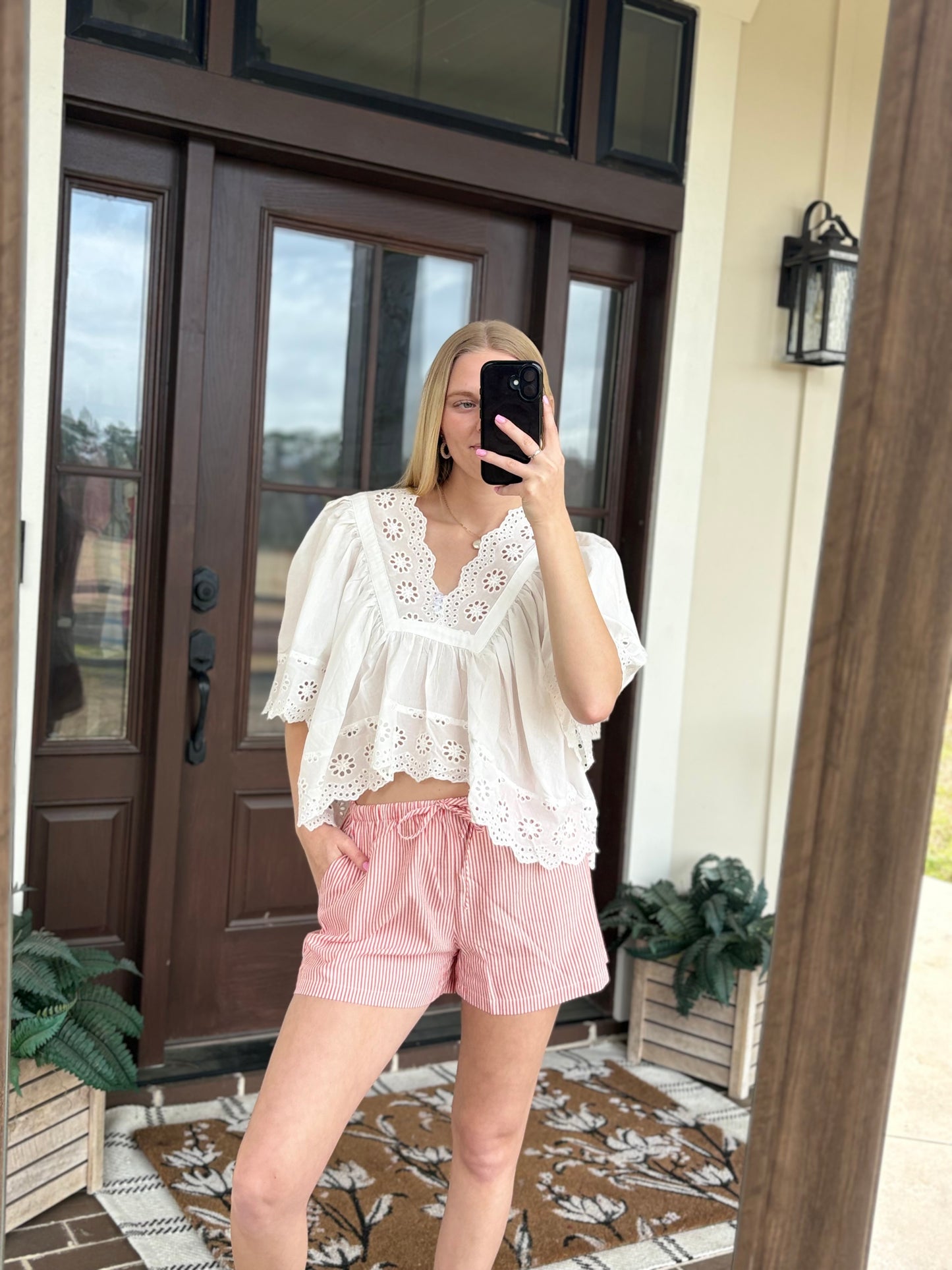White Tie Blouse