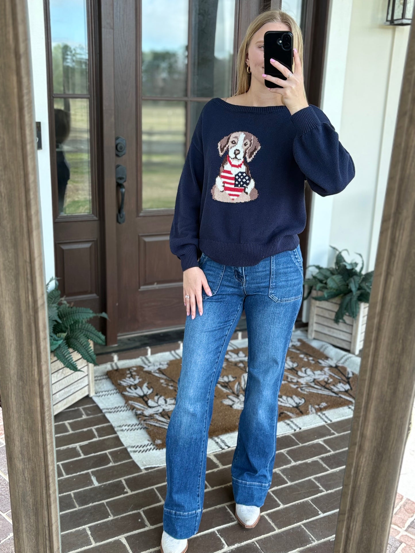 American Heart Puppy Sweater