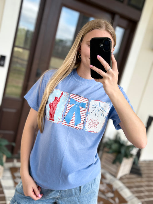 Ribbon Liberty Comfort Colors