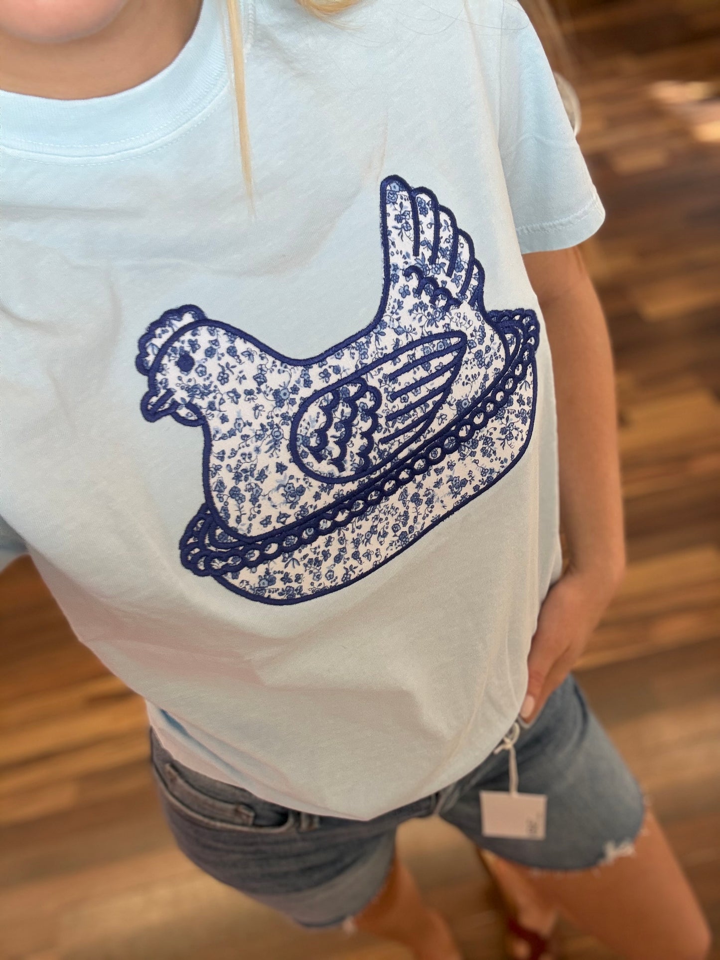 Chicken Dish Antique Tee
